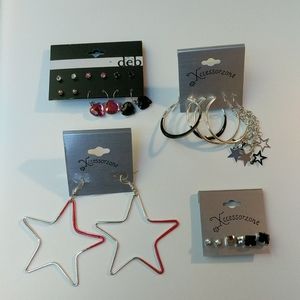 Lot of 4 NWT Fashion Earrings